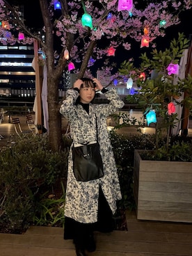「Steven Alan（スティーブンアラン）のアイテム（スカート）」を使った、勝田里奈さん（レディース・161cm）の冬コーディネート