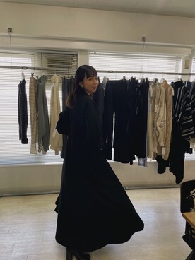 「Hart（ハート）のアイテム」を使った、勝田里奈さん（レディース・161cm）の春コーディネート