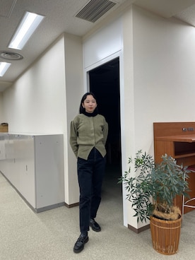 「BASERANGE（ベースレンジ）のアイテム」を使った、勝田里奈さん（レディース・161cm）の春コーディネート