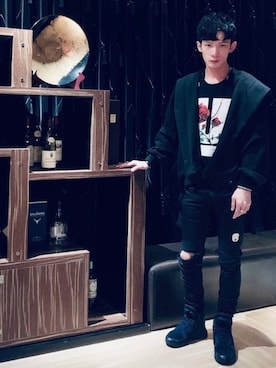 Steadyさん(メンズ・178cm)の冬コーディネート