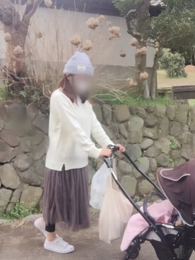 「おつかいコーデ」｜moponさん（レディース・157cm）の春コーディネート