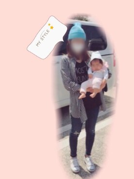 「breakfast（ブレックファスト）のアイテム」を使った、moponさん（レディース・157cm）の春コーディネート