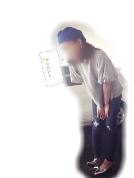 「GORGE（ゴージ）のアイテム（シューズ）」を使った、moponさん（レディース・157cm）の夏コーディネート