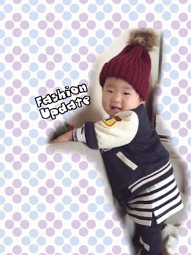 「西松屋」｜「アイテム（ブルゾン）」を使った、moponさん（レディース・157cm）の秋コーディネート