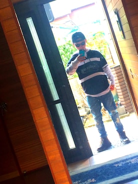 「SUPRA（スープラ）のアイテム（帽子）」を使った、りくさん（メンズ・165cm）の春コーディネート