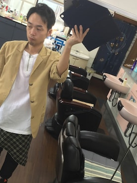 かみゆうひらのさん（メンズ・170cm）の冬コーディネート