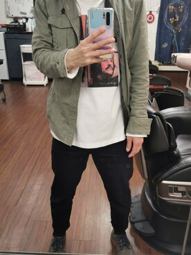 かみゆうひらのさん（メンズ・170cm）の冬コーディネート