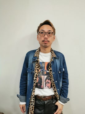 かみゆうひらのさん（メンズ・170cm）の冬コーディネート