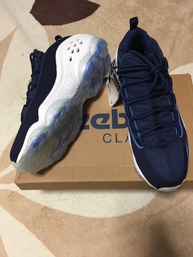 「Reebok（リーボック）のアイテム（Sneakers、ブルー系）」を使った、MASAさん（メンズ・185cm）の春コーディネート
