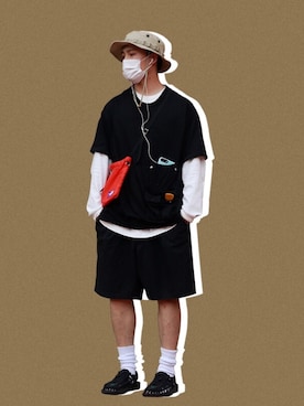 西岛一尾さんのコーディネート