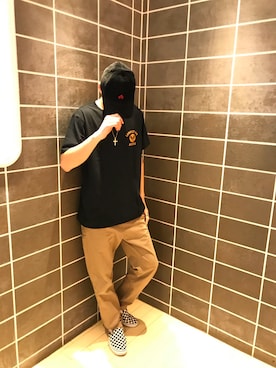「静岡」｜「アイテム（キャップ）」を使った、RYUKIさん（メンズ・180cm）の夏コーディネート