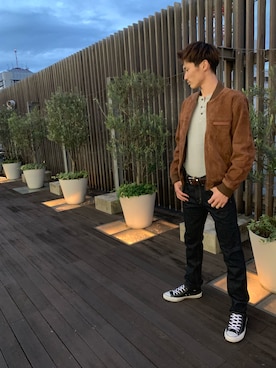 「アビレックス」｜RYUKIさん（メンズ・180cm・20代）の秋コーディネート