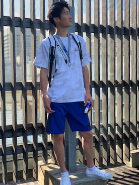 「静岡」｜「アイテム（アクセサリー）」を使った、RYUKIさん（メンズ・180cm）の春コーディネート