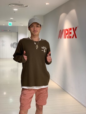 「静岡」｜「アイテム（帽子）」を使った、RYUKIさん（メンズ・180cm）の夏コーディネート
