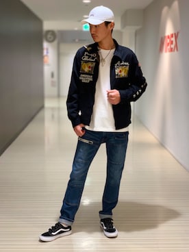 「静岡」｜「アイテム（帽子）」を使った、RYUKIさん（メンズ・180cm）の夏コーディネート