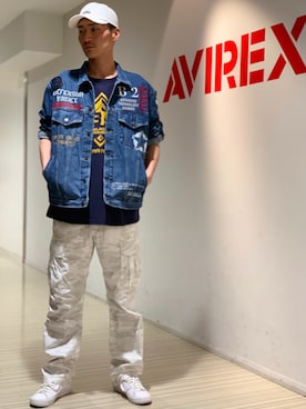 「静岡」｜「アイテム（帽子）」を使った、RYUKIさん（メンズ・180cm）の春コーディネート