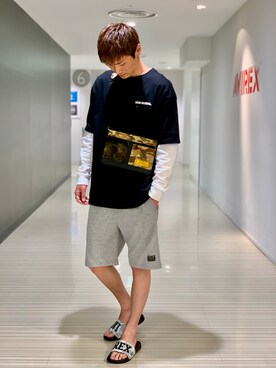 「アビレックス」｜RYUKIさん（メンズ・180cm・20代）の春コーディネート