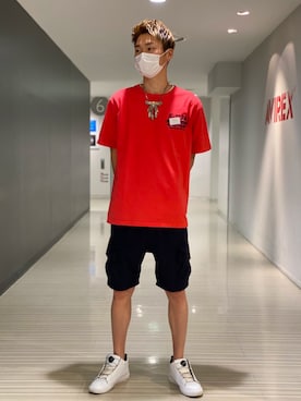 RYUKIさん（メンズ・180cm）の夏コーディネート