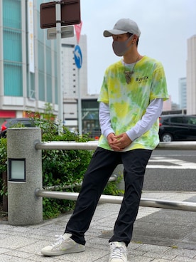 「静岡」｜「アイテム（帽子）」を使った、RYUKIさん（メンズ・180cm）の夏コーディネート
