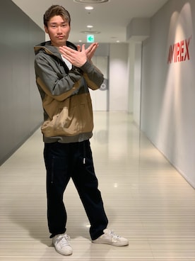 「静岡」｜RYUKIさん（メンズ・180cm）の冬コーディネート
