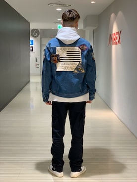 「静岡」｜「アイテム（ジャケット/アウター）」を使った、RYUKIさん（メンズ・180cm）の春コーディネート