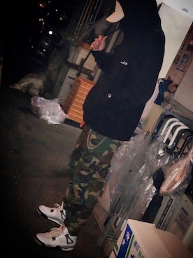 「MINTCREW（ミントクルー）のアイテム（トップス）」を使った、ゆ う たさん（メンズ・175cm）の春コーディネート