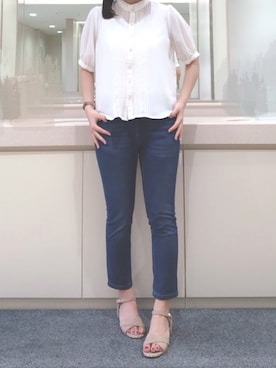 「archives e'pice（アルシーヴエピス）のアイテム」を使った、K Y O K Oさん（レディース・156cm）の夏コーディネート