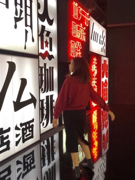 慊莫QMさん（レディース・165cm）の秋コーディネート