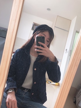 慊莫QMさん（レディース・165cm）の冬コーディネート