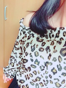 「アイテム（その他トップス、ブラウン系）」を使った、あんとさん（レディース・149cm）の春コーディネート