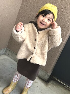so♡riさん(キッズ・90cm)の冬コーディネート