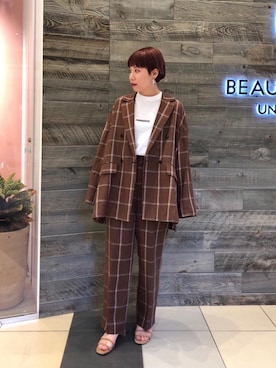 yuna aokiさん（レディース・157cm）の春コーディネート