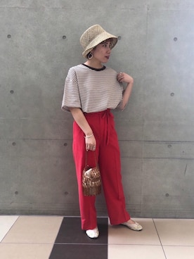 yuna aokiさん（レディース・157cm）の春コーディネート