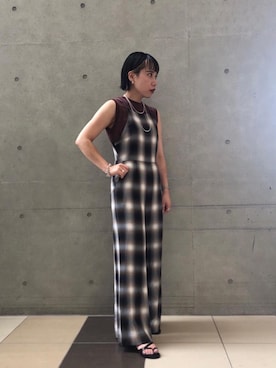 yuna aokiさん（レディース・157cm）の夏コーディネート
