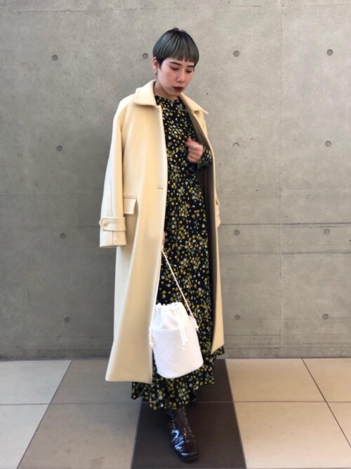 BEAUTY&YOUTHメルトンステンカラーベルトロングコート BEAUTY&YOUTH UNITED ARROWS（ビューティーアンドユース