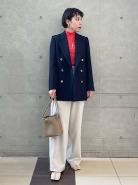 「アイテム（キャミソール）」を使った、yuna aokiさん（レディース・157cm）の冬コーディネート