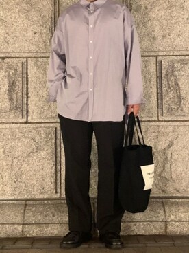 「KLEMAN（クレマン）のアイテム（モカシン/デッキシューズ）」を使った、たつさん（メンズ・174cm）の秋コーディネート