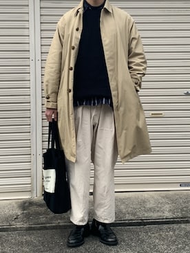 「アイテム（トートバッグ）」を使った、たつさん（メンズ・174cm・10代）の冬コーディネート