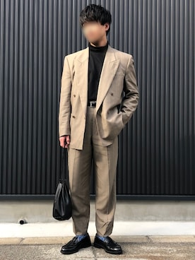 「DEVICE（デバイス）のアイテム」を使った、たつさん（メンズ・174cm）の冬コーディネート