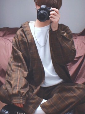 「アイテム（ピアス（片耳用））」を使った、HIROさん（メンズ・176cm・10代）の春コーディネート