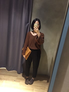 「LOFT（-）のアイテム（バッグ）」を使った、绿毛水怪一号さん（レディース・156cm）の夏コーディネート