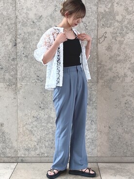 Nozomiさん(レディース・156cm)の夏コーディネート