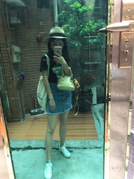 「ONE（ワン）のアイテム」を使った、33isabellaさん（レディース・166cm）の夏コーディネート