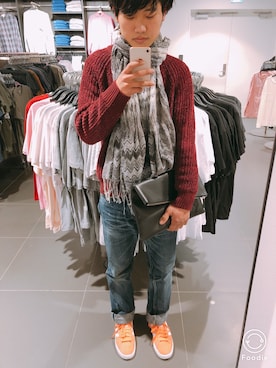 「adidas（アディダス）のオリジナルス キャンパス[CAMPUS]（スニーカー）」を使った、トレンディヴンさん（メンズ・170cm）の冬コーディネート