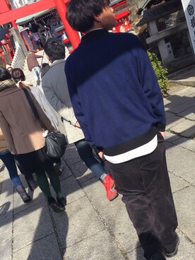 「REGAL（リーガル）のアイテム（ブーツ、ブラック系）」を使った、kyousukeさん（メンズ・177cm）の冬コーディネート