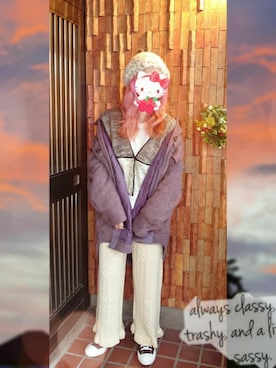 「archives（アルシーヴ）のアイテム（その他アウター）」を使った、￡ukαさん（レディース・158cm）の冬コーディネート