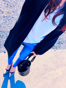 「ARROW（アロー）のアイテム（バッグ）」を使った、まなみさん（レディース・155cm）の春コーディネート