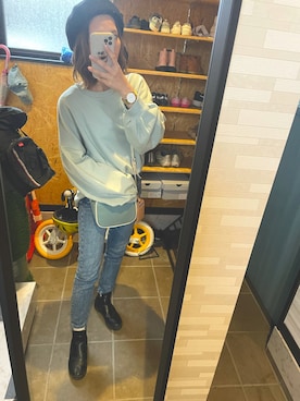 まなみさん（レディース・155cm）の春コーディネート