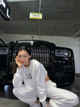 「基础款」｜「アイテム（アクセサリー）」を使った、jyoseiiさん（レディース・176cm）の春コーディネート