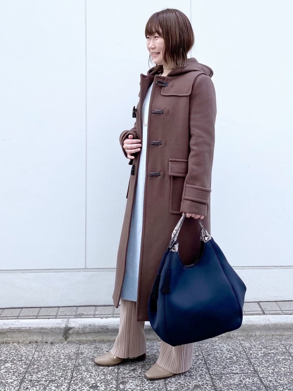 RIVE DROITEのダッフルコートを使った人気ファッションコーディネート